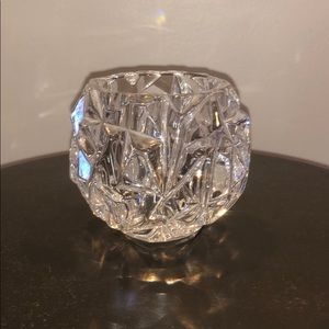 Tiffany & Co. Fine Crystal Tea Candle Holder